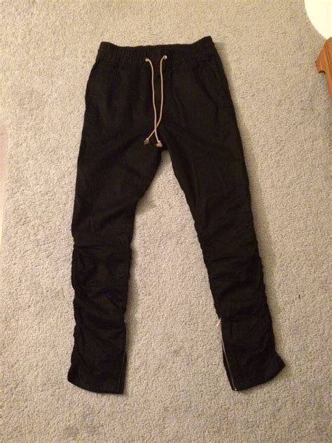 fear of god zipper pants